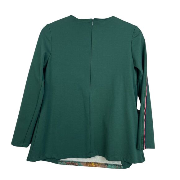 Pan con Chocolate Girls Tunic Top Size 14 Green Long Sleeve Dragon Print Spain - Picture 4 of 9